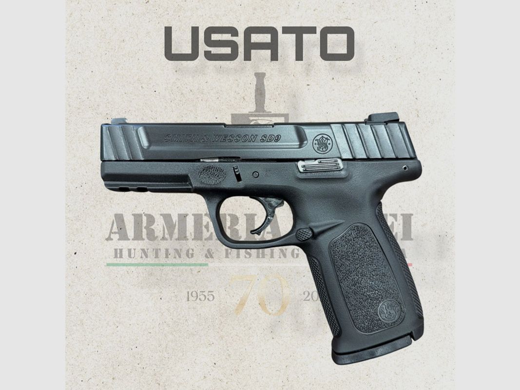 GEBRAUCHT – PISTOLE – SMITH & WESSON MOD. SD9 4′ 9×21, Bild 1 von 4