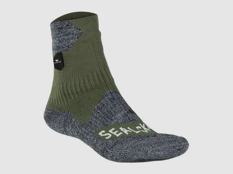 SealSkinz Sealskinz Socken Bircham - Schwarz Grau / 36-38