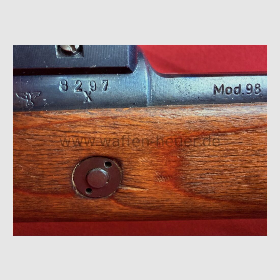 Mauser K98 Scharfschützen Karabiner WK II mit Adler und Kreuz