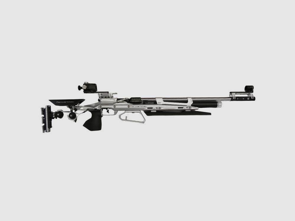 Feinwerkbau 900 Alu Auflage m. Griffleiste Silber rechts Griff Gr. L Luftgewehr Match