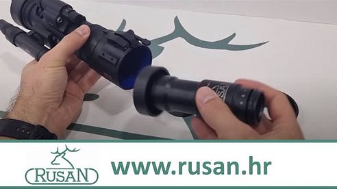 RUSAN magnification ocular 3x with reducing ring for conventional adapters