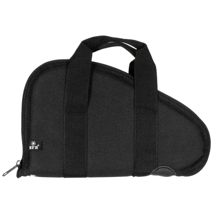 Pistooltas met draaggrepen, vergrendelbaar, Klein (30cm), Zwart