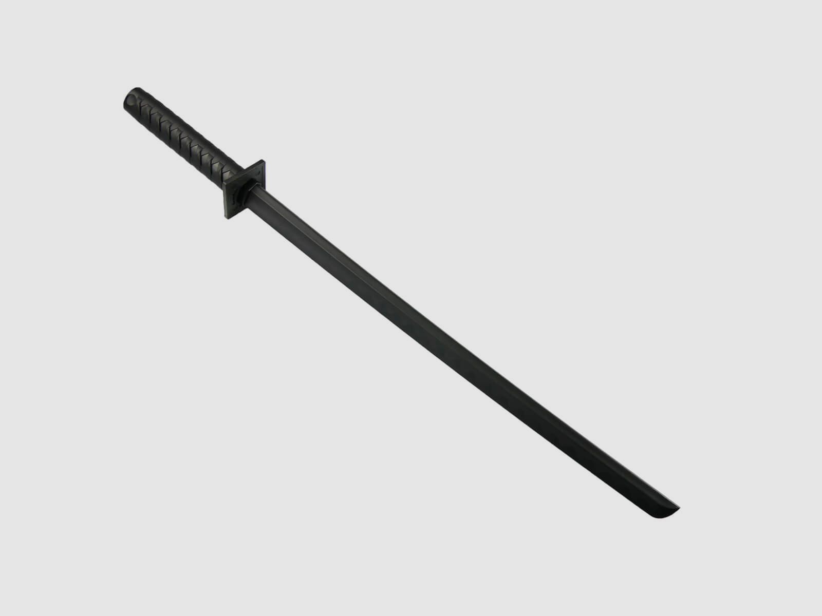 Czarny plastikowy nóż ninja Kogatana