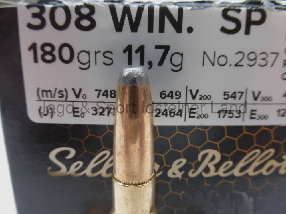 Sellier & Bellot 180grs, SP