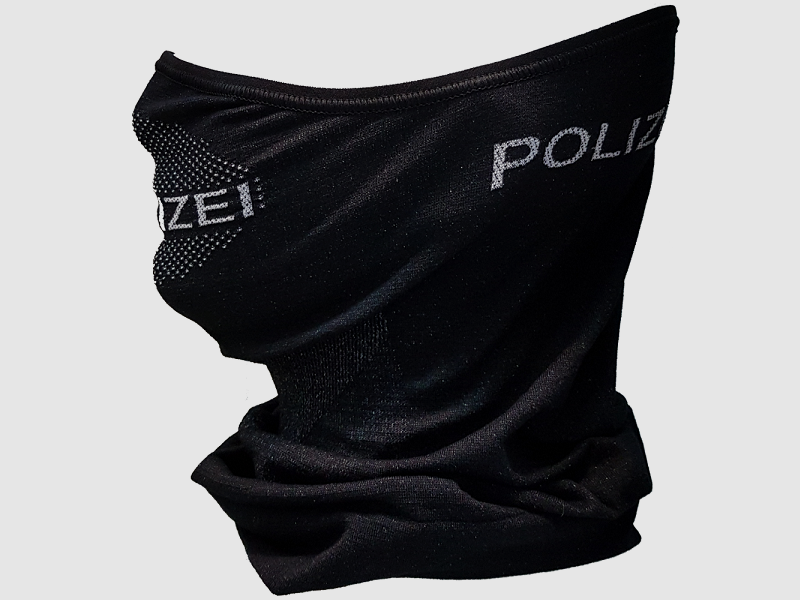 Tactical Face Shield "POLICE", black universal, image 2 of 4