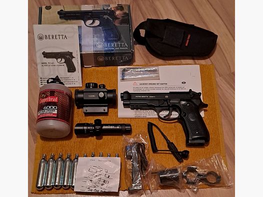 Beretta Mod. 92 A1, CO2, cal. 4,5mm (.177) automatica