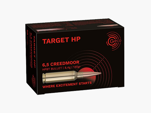 Geco 6,5 Creedmoor TARGET HP 8,4g/130gr – 50er
