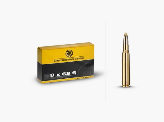 RWS CARTUCHOS 8 X 68 S R 180 GR