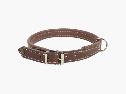 AKAH Komfort-Halsband aus Olivenleder