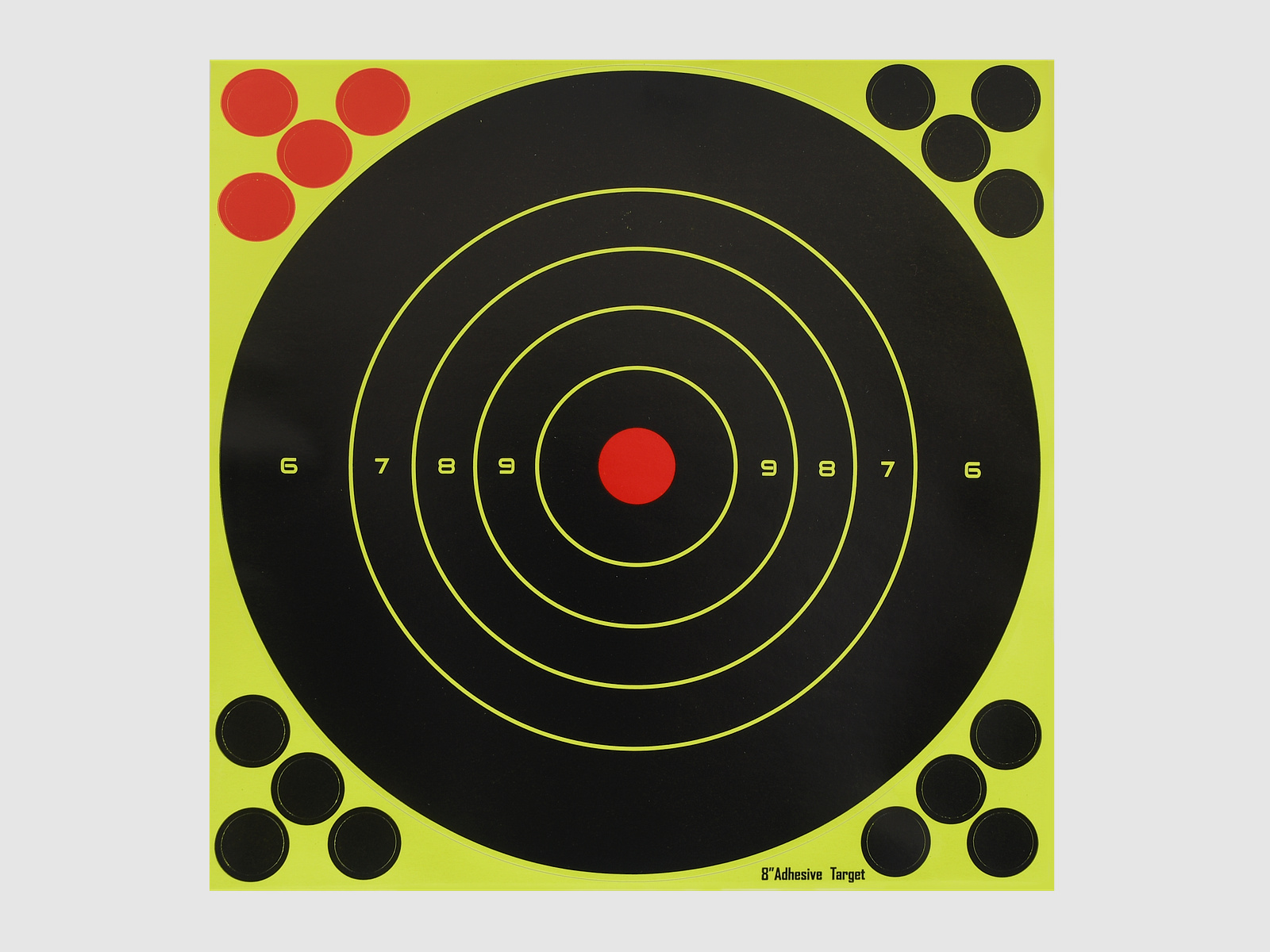 5etta bersagli splatter 20x20 cm (8x8 pollici) confezione da 10