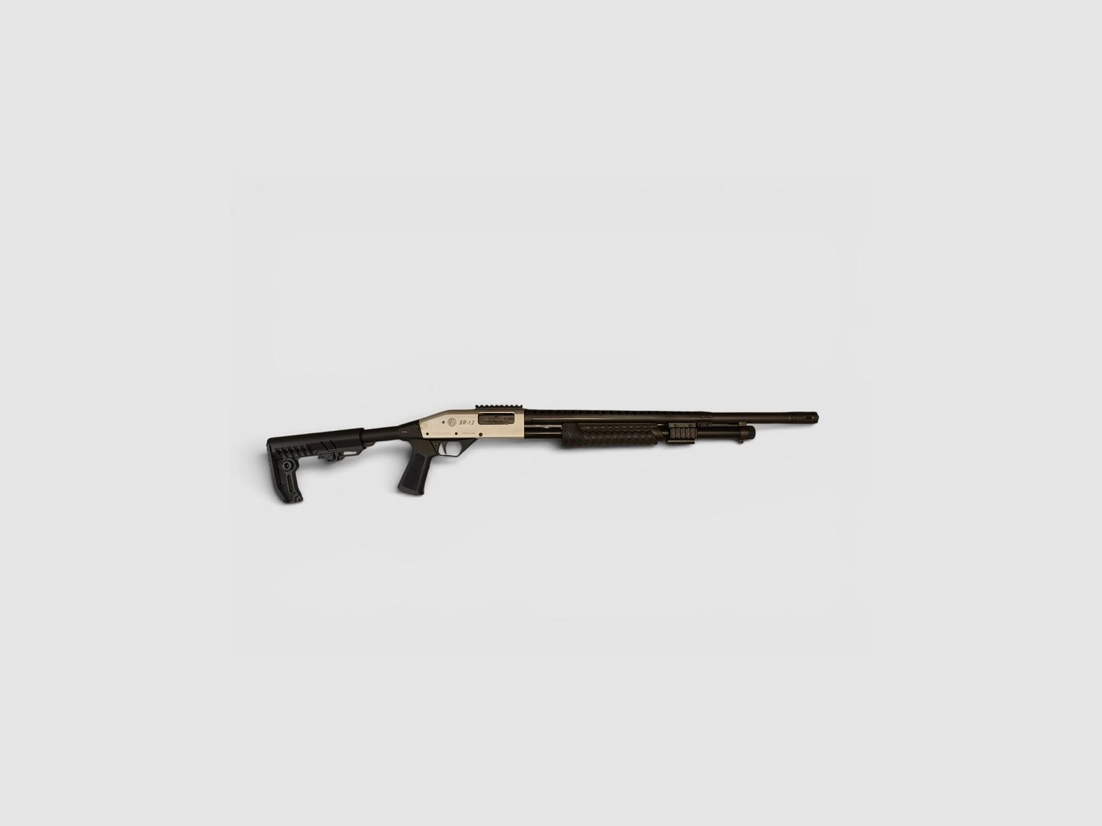 Pumpflinte Rossi SR-12 Chrom Kaliber 12/76