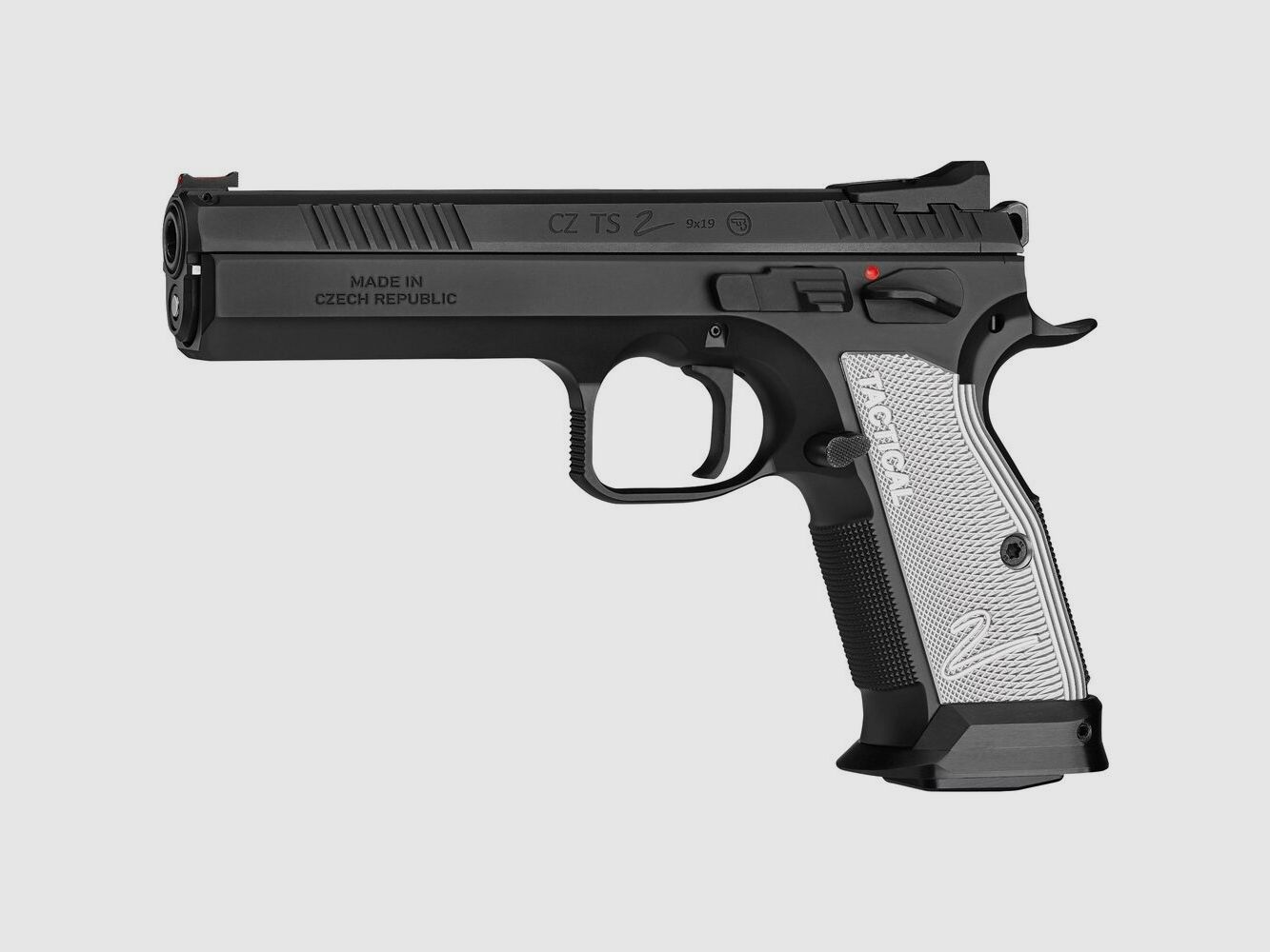 CZ TS 2 Silver Kaliber 9 mm Luger - Magazinkapazität 20 Patronen Pistole