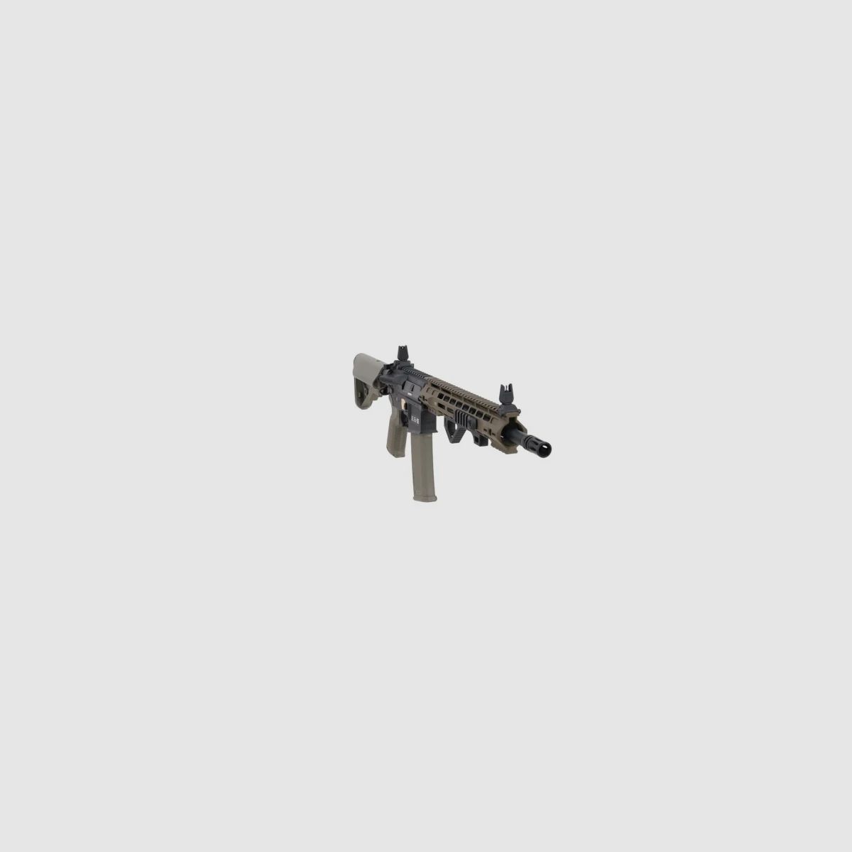 SA M4 Carbine M-LOK (RRA SA-P14 PRIME™ Aster II ETU BLDC™) Rifle Airsoft Libre a partir de 18 - Negro/Verde -F-