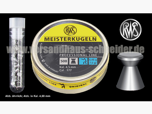 Testpack RWS Meisterkugeln Luftpistole 4,50