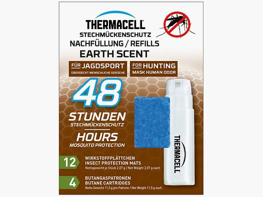 THERMACELL Mückenabwehr Nachfüllpackung Jagd 48 Stunden