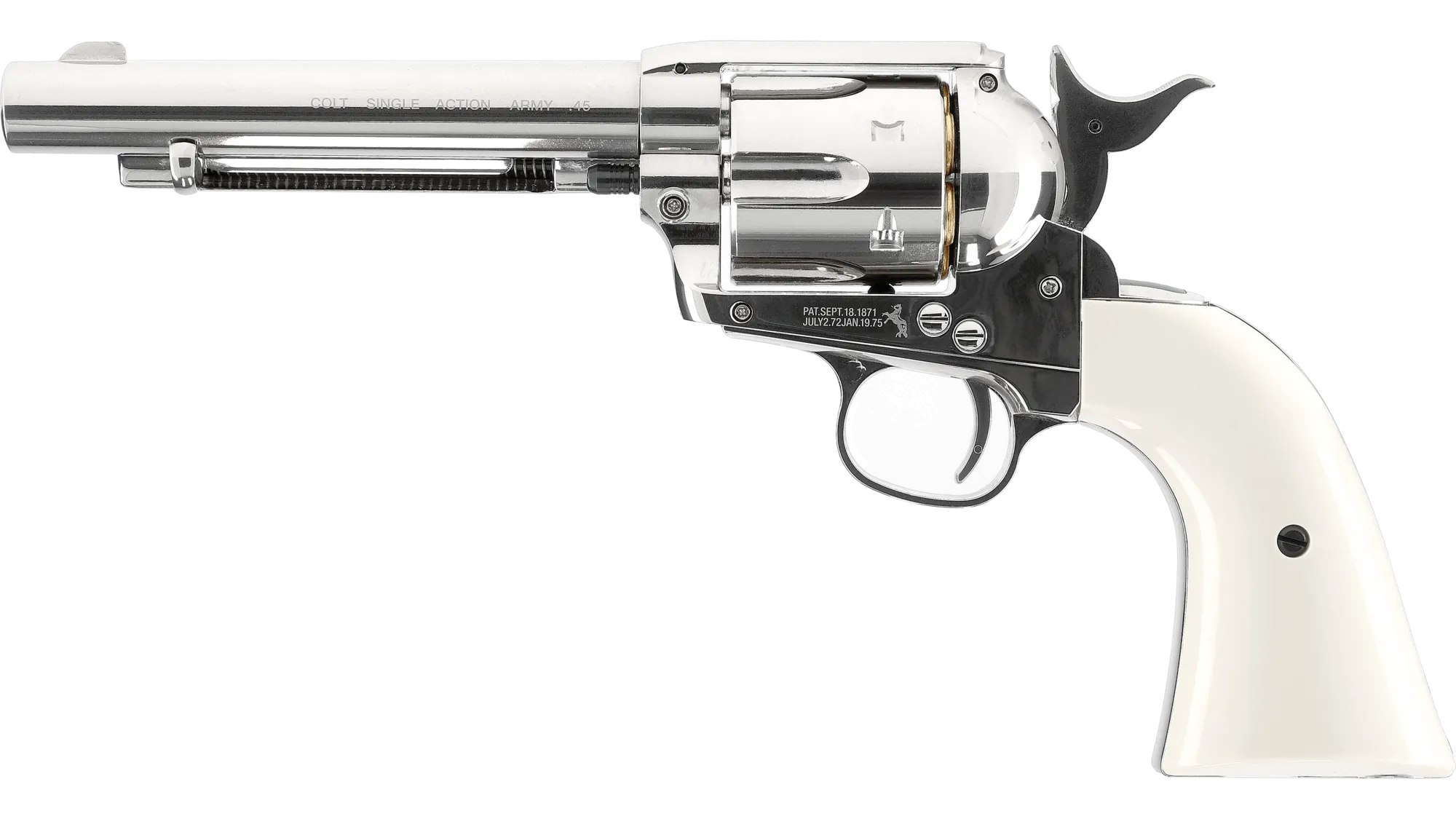 Colt Single Action Army 45 nickel