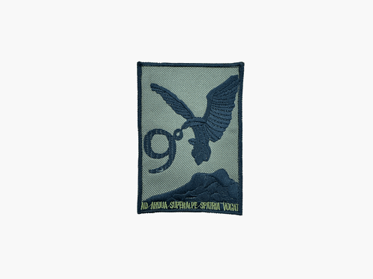 ESERCITO – PATCH 9E RÉGIMENT ALPIN "AD ARDUA SUPERALPE SPATRIA VOCAT"