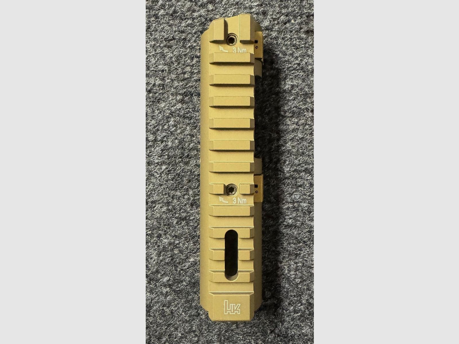 HK MP5 SP5 montaggio ottico Picatinny color sabbia/RAL8000 - NUOVO - Heckler & Koch MP5k SP5k HK94 B&T BT96 MKE T94 SAR M41/05 G3 Mr223 Mr308