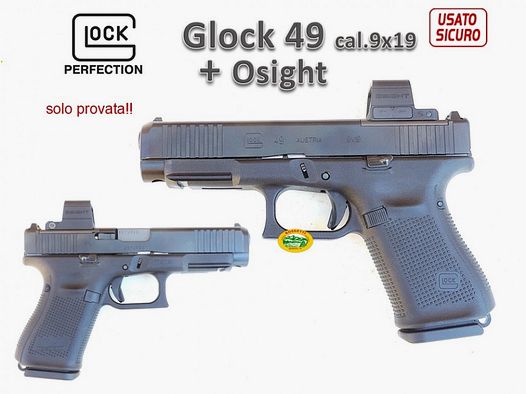GLOCK 19 gen.5 + Osight S cal.9x19 - used R.16995