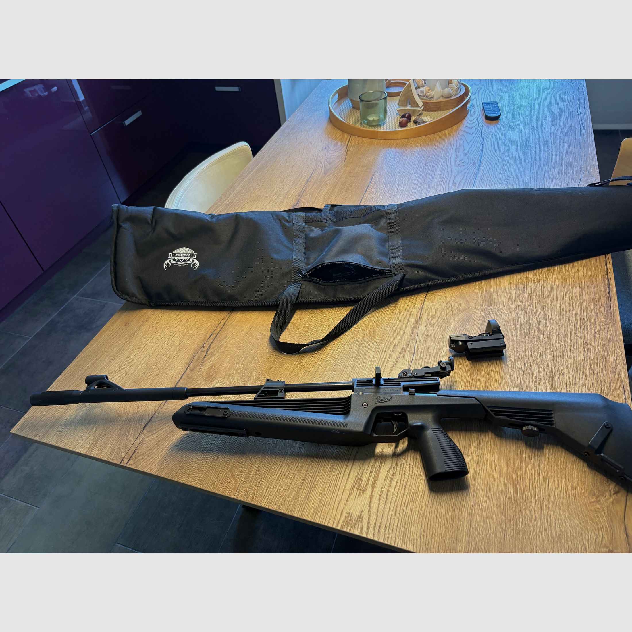 Baikal MP 61 Biathlon calibre 4,5 mm side cocking multi-shot air rifle, image 2 sur 5