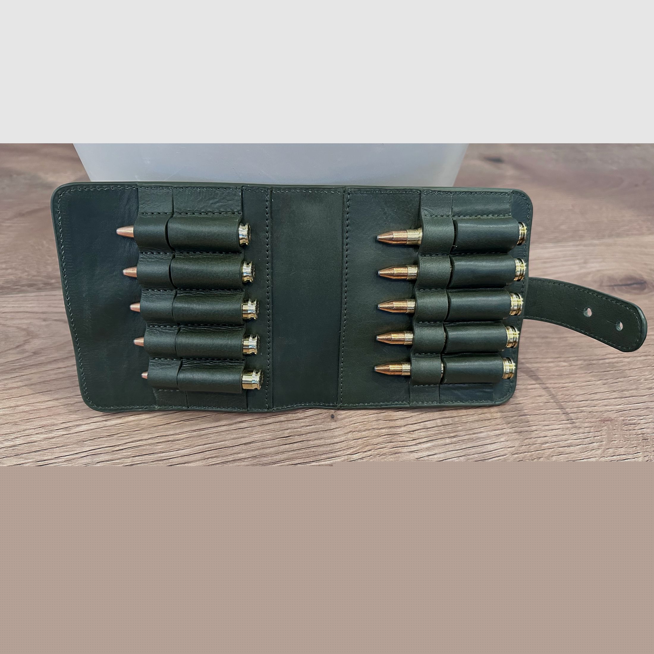 - Memburu - Patronenetui Etui Patronentasche Ledertasche Munitionstasche