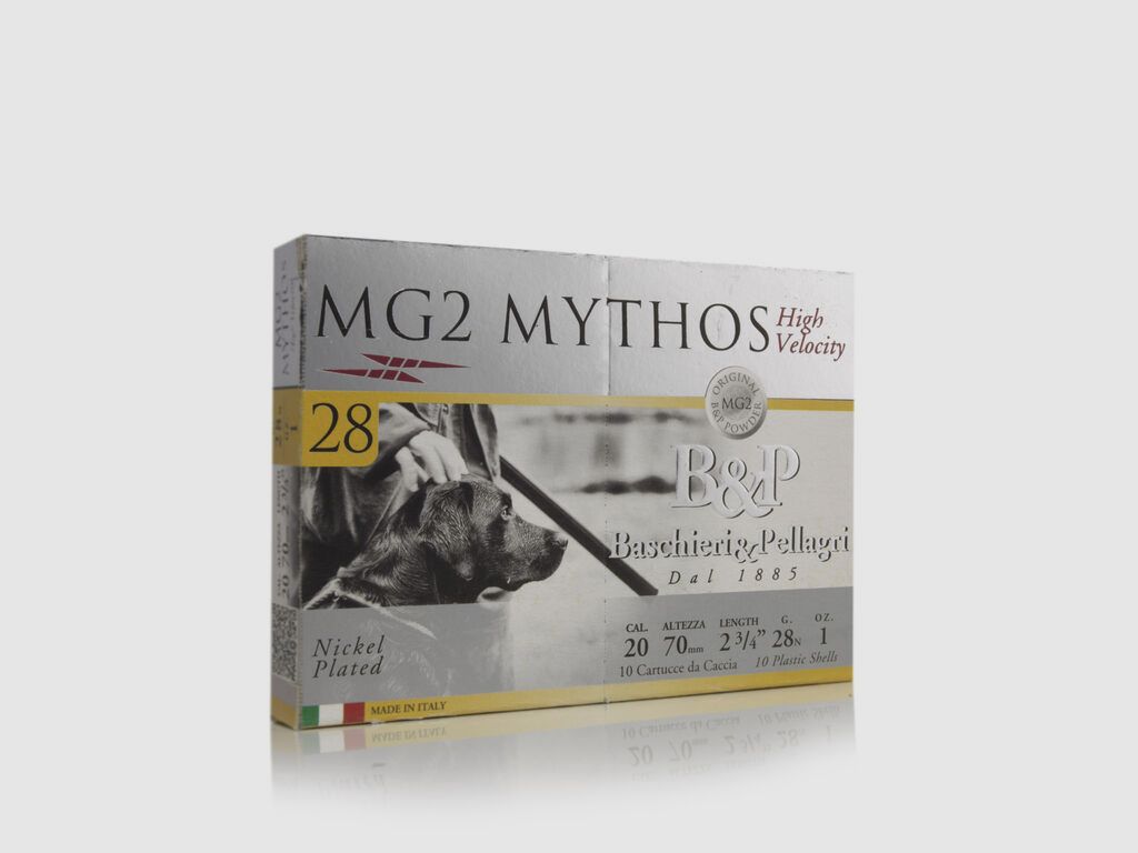 Jachtpatronen BASCHIERI & PELLAGRI (B&P) MG2 MYT. FELTRO 20 30G 3, afbeelding 1 van 7