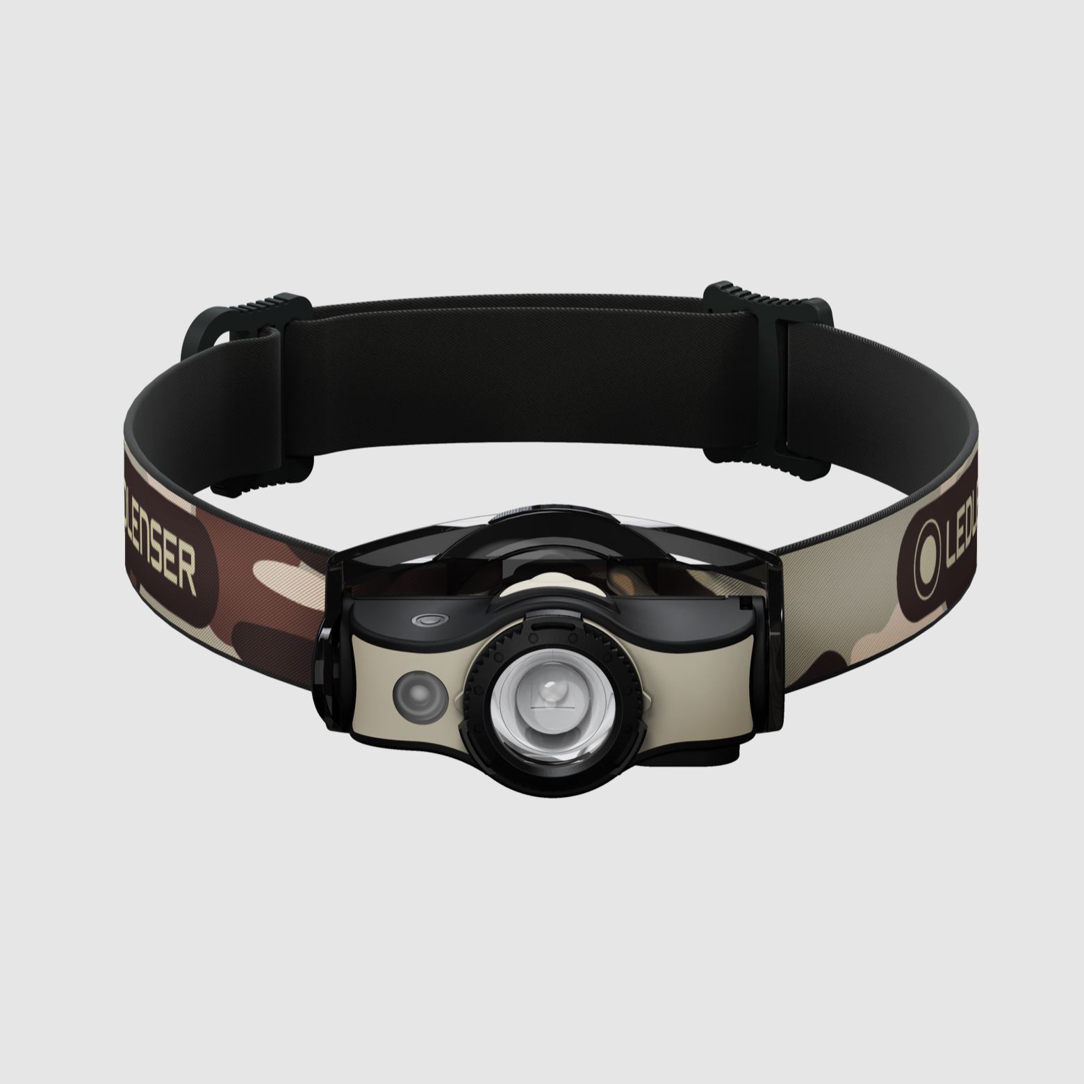 Ledlenser 502152 LED Kopflampe MH4 400 Lumen Rotlicht aufladbar Schwarz Sand Tarn