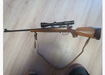 Anschütz 1432 .22 Hornet – anno 1984 – Hertel & Reuss 2¾–10x – swing mount