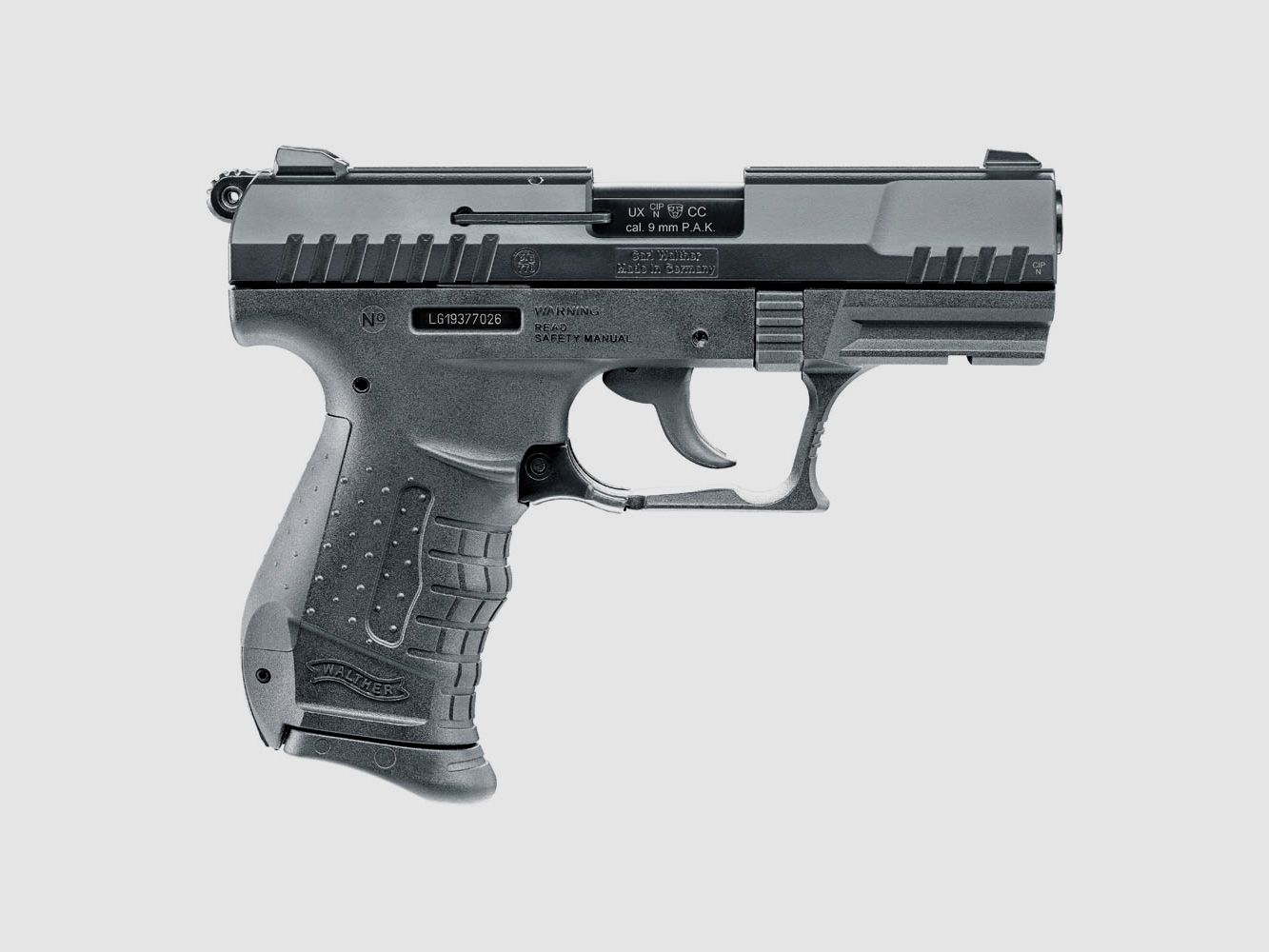 Umarex 308.02.60 Walther P22 Ready 9mm P.A.K. Black Schreckschuss Pistole