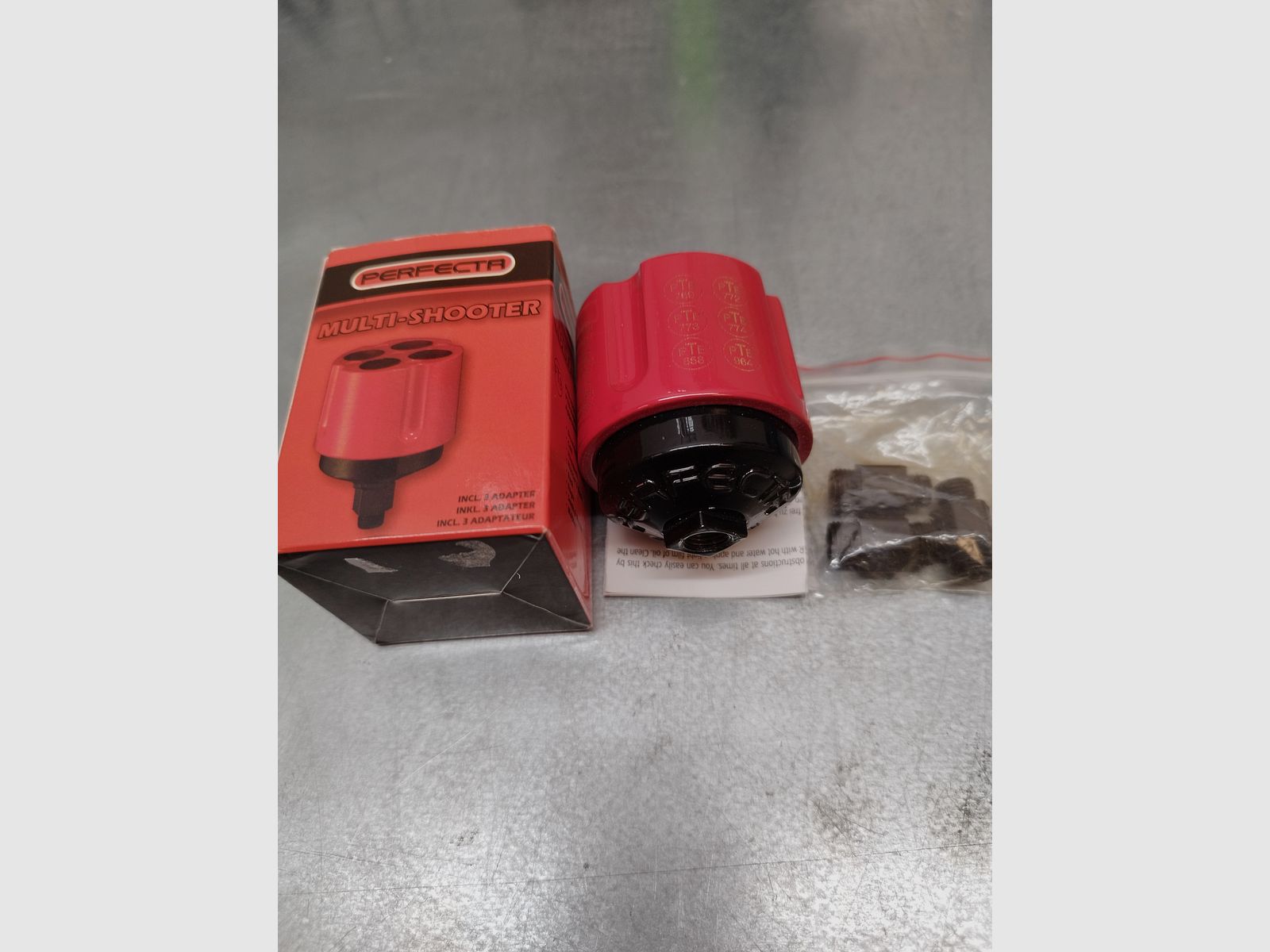 Umarex Perfecta Multi Shooter 4-fach con 3 adaptadores Tipo I,K,C !!!Producto nuevo!!!