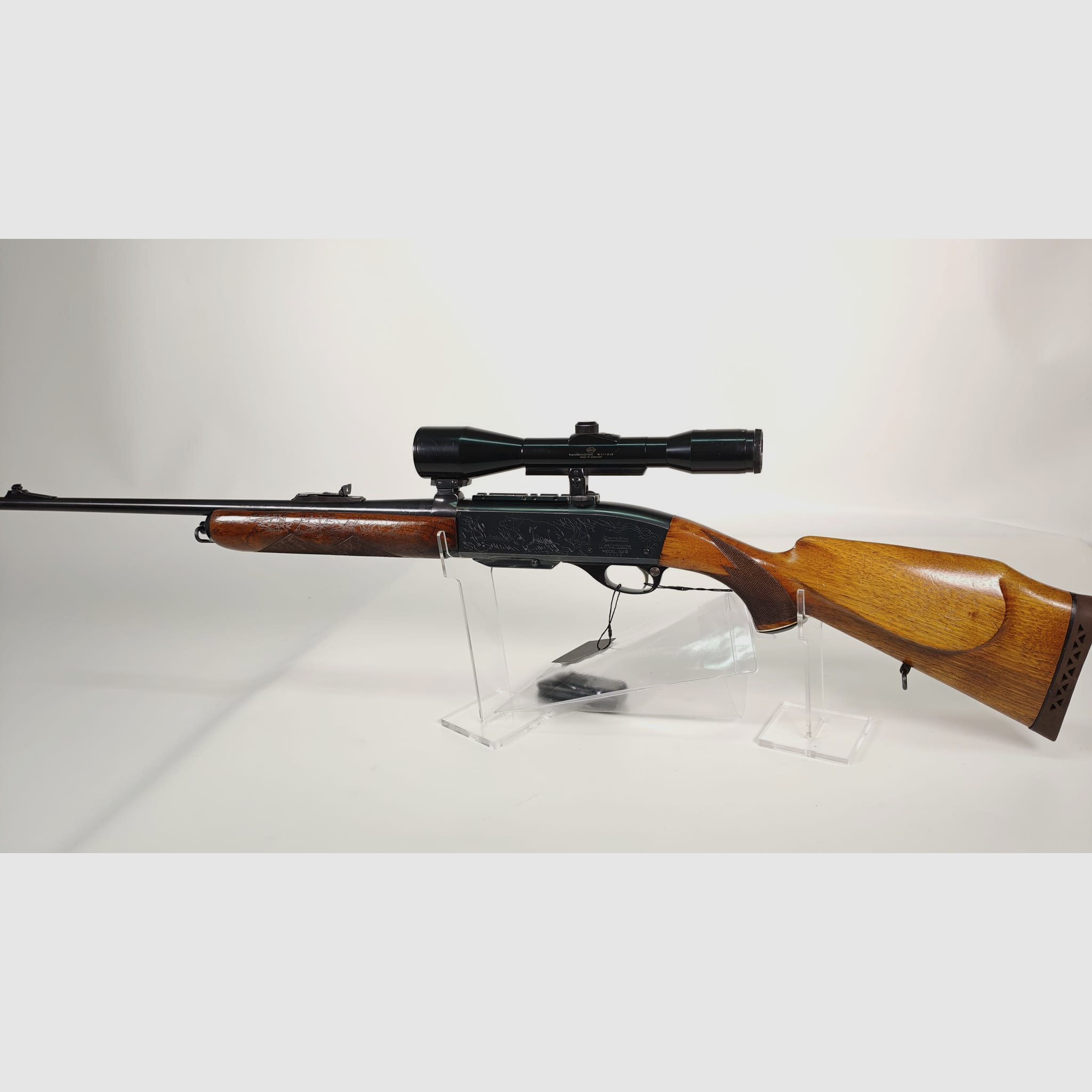 Remington Woodsmaster Mod. 742 .30-06Spring incl. Nickel Supra 6x43
