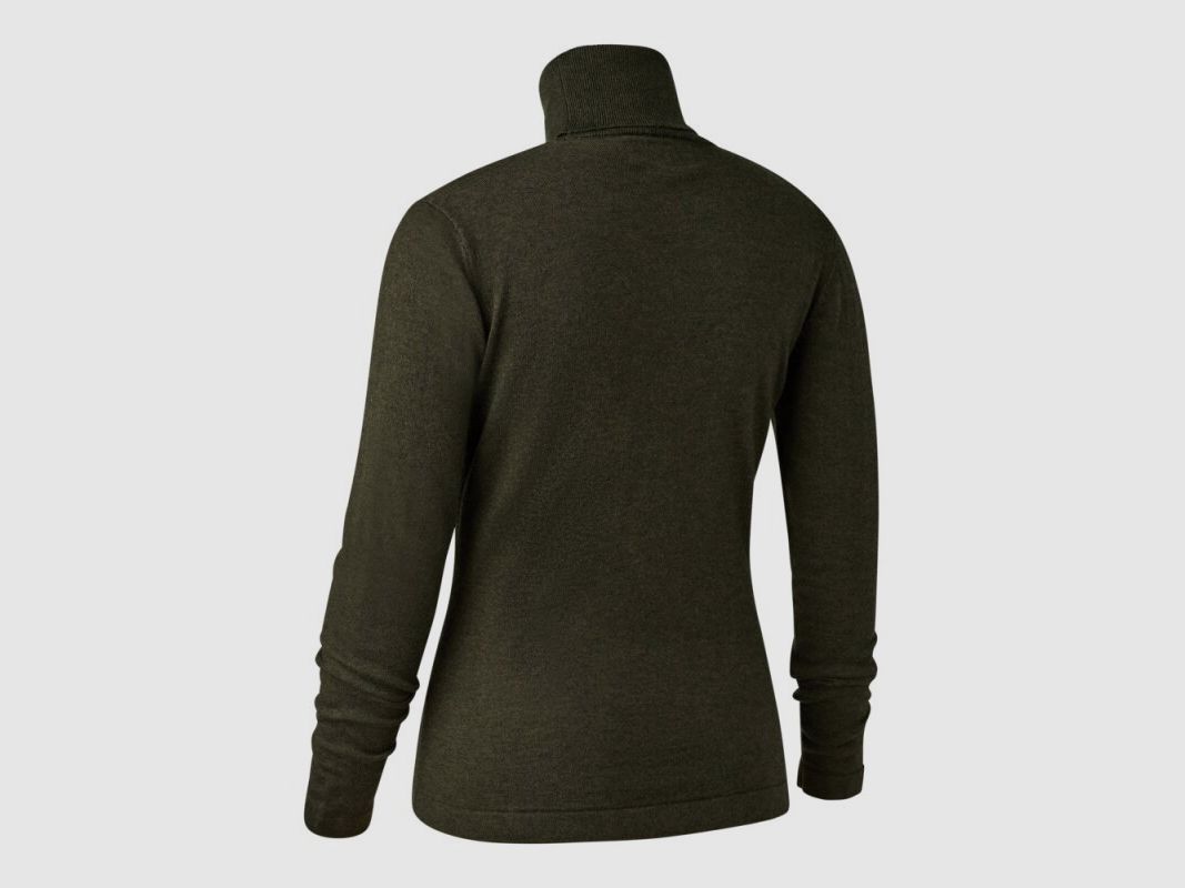 Deerhunter Lady Darlington Rollkragen Pullover green melange