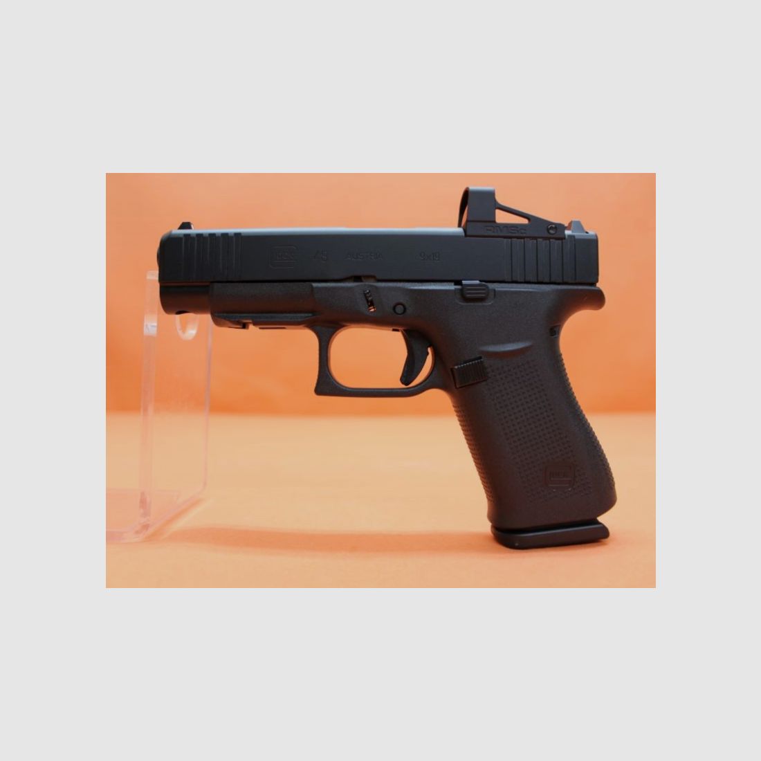 Ha.Pistole 9mmLuger Glock 48 R/FS MOS SHIELD RMSc Slimline 106mm Lauf/ Leuchtpunktvisier