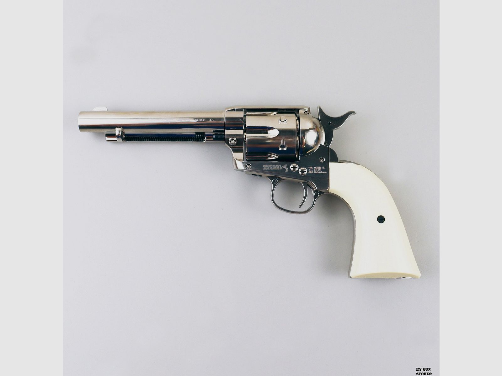 Revolver UMAREX COLT SAA 45 PEACEMAKER CO2 PELLET NICHELATA -7.5J CAL. 4.5 C.N. 653, image 1 of 3