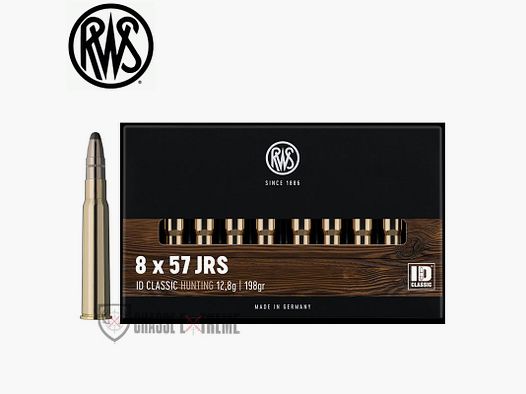 20 Patronen RWS Kal. 8X57 JRS 198gr ID Classic