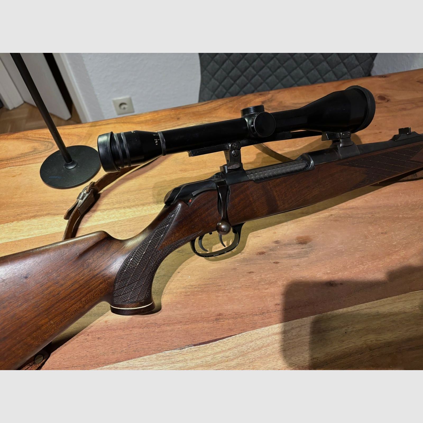 Krico 700 repeating rifle 7x64 repeater + optics + magazine