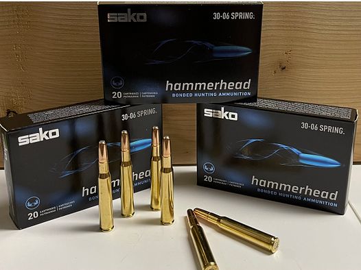 Sako 133001230 .30-06 Sp Hammerhead SP 11.7g 180grs. Rifle ammunition