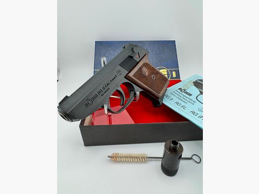 Röhm RG 9 Schreckschusspistole - PTB 413 - Beschussjahr KC (1992)