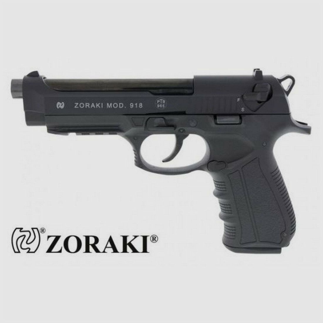 Zoraki 918 Schwarz​ 9mmP.A.K. Schreckschusswaffe, Bild 2 von 2