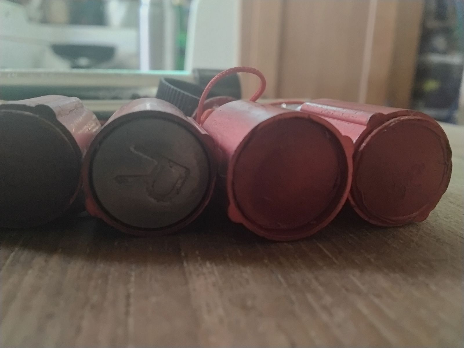 komet m 15 ptb 35/2b komet allemagne 15mm avec 7 coups rouge. Stylo de signal historique.
