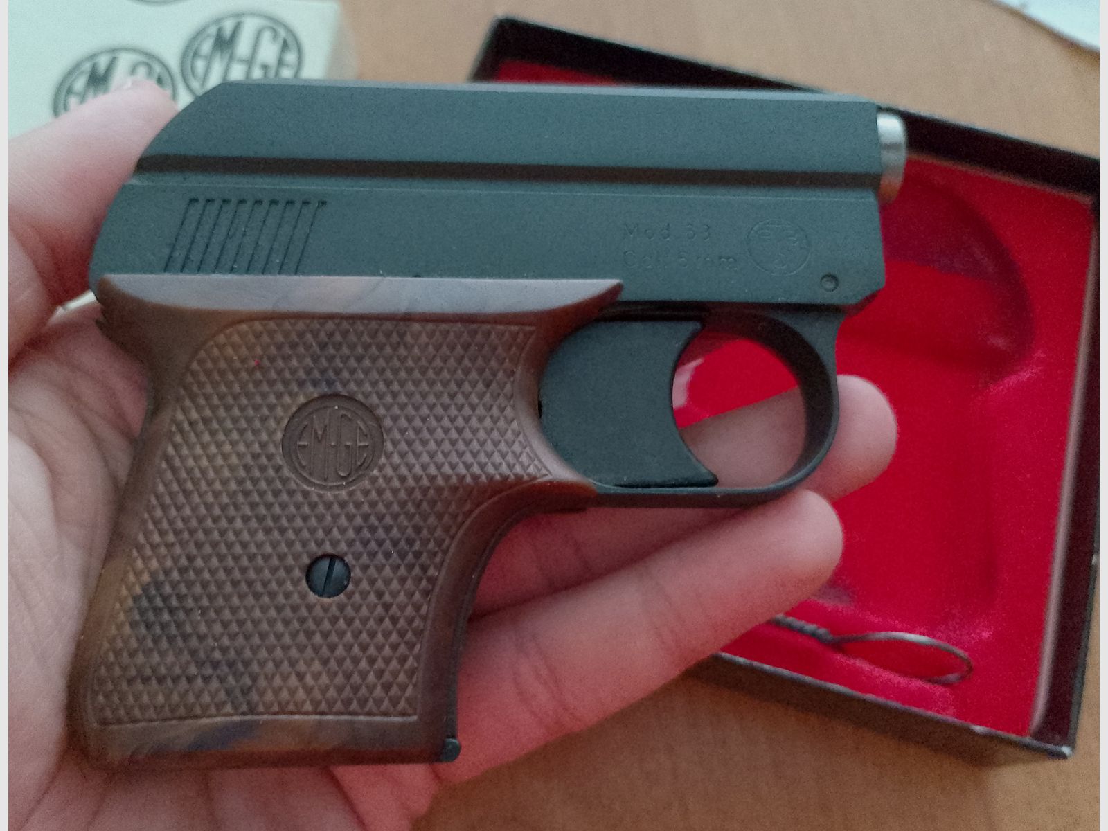 EM-GE Mod. 63 cal. 6 mm Flobert/ PTB 6 in original packaging!