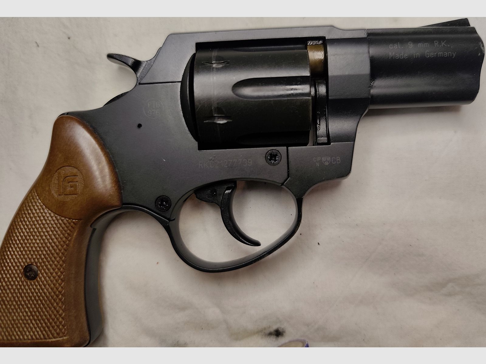 Röhm RG 89 Revolver PTB 976 Kaliber 9mm R.K. Guter Zustand