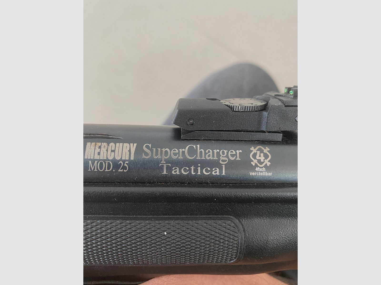 Mercury SuperCharger air pistol + stock