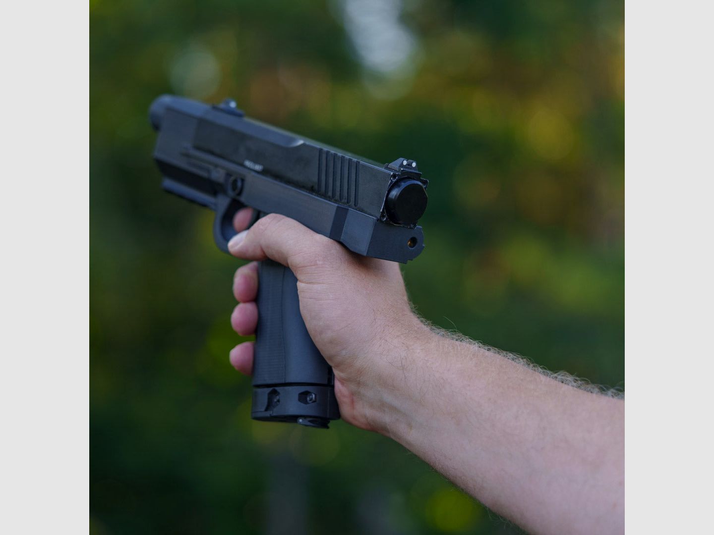 KOMBI | STEEL TUNING BARREL - Short + Cover + Expansion Cap | Co² KIT | FSC Pistol | 60J+