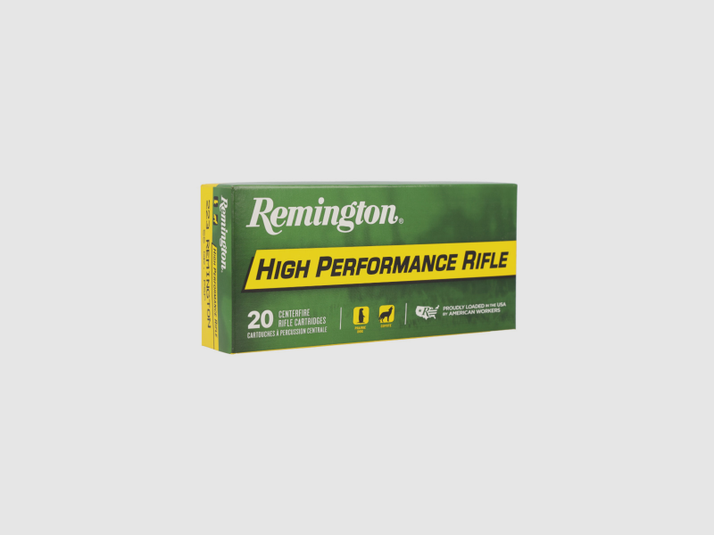 Remington Büchsenmunition .223 Rem 3,56 g / 55 gr Pointed Soft Point Core Lokt