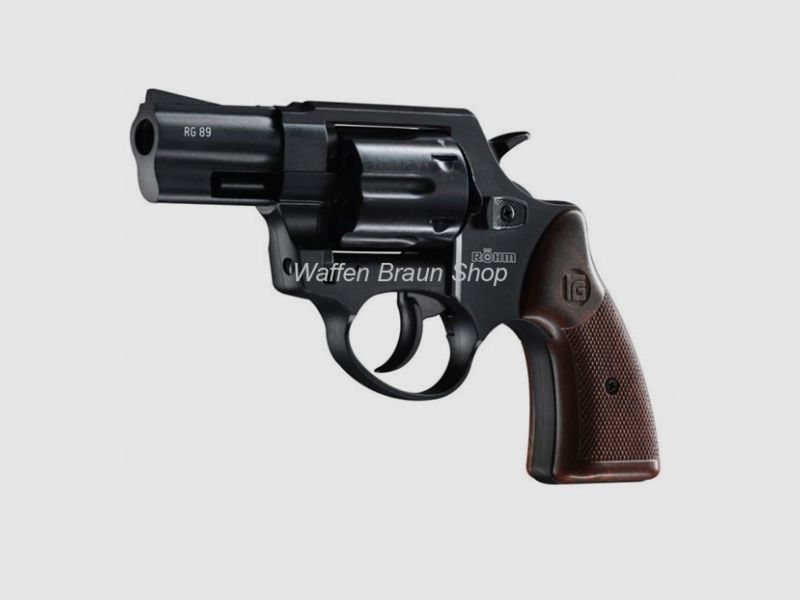 RÖHM RG 89 brüniert 6 Schuss Kal. 9x19
