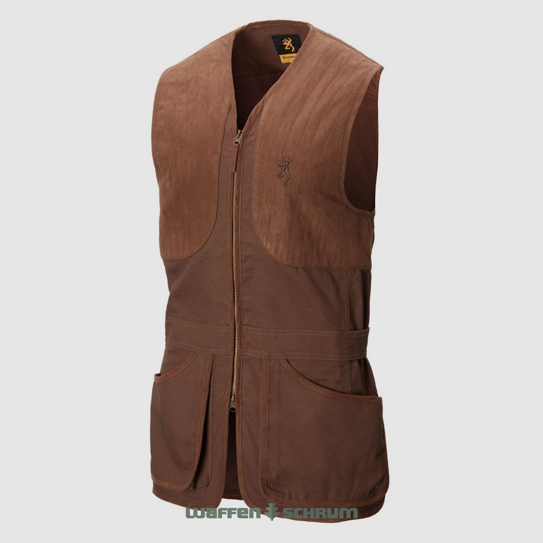 Browning Shooting Vest Elite Dark Brown