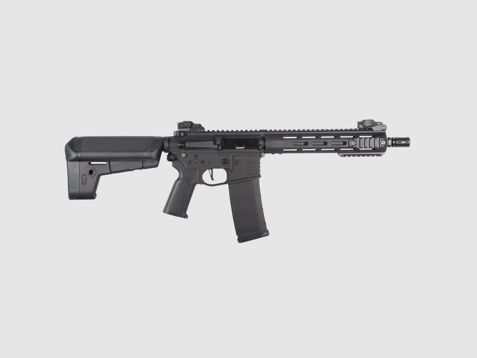 M4 AR15 M-LOK 10 Zoll CHARLIE Schwarz S-AEG Airsoft Gewehr Frei ab 18 Jahren | Delta Armory, Bild 4 von 6