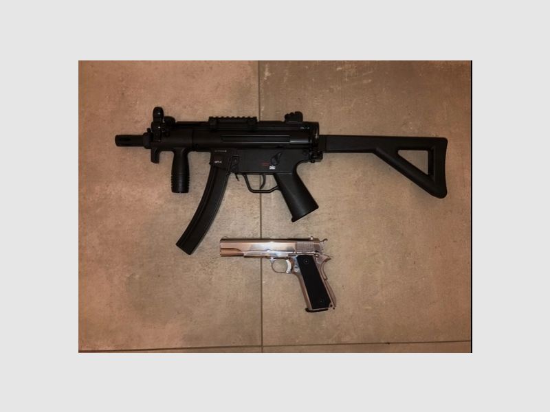 Umarex MP5 4,5mm CO2 + KLI M1911 4,5mm CO2, Bild 4 von 7