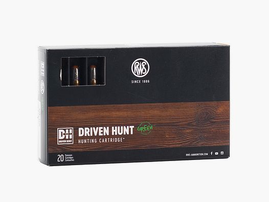RWS .30-06 D-HUNT 10.7G/165GR Rifle Cartridges Lead-Free